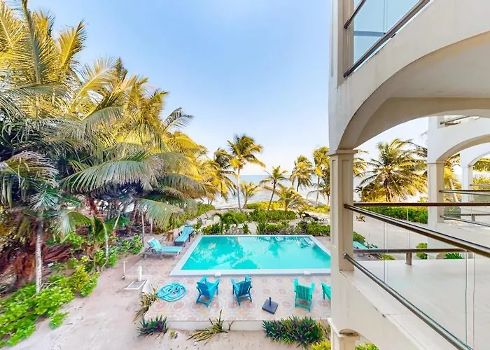 Relaxing With Shared Pool Ocean Views Partial Ac & Wifi Сasa de vacaciones San Pedro (Ambergris Caye)