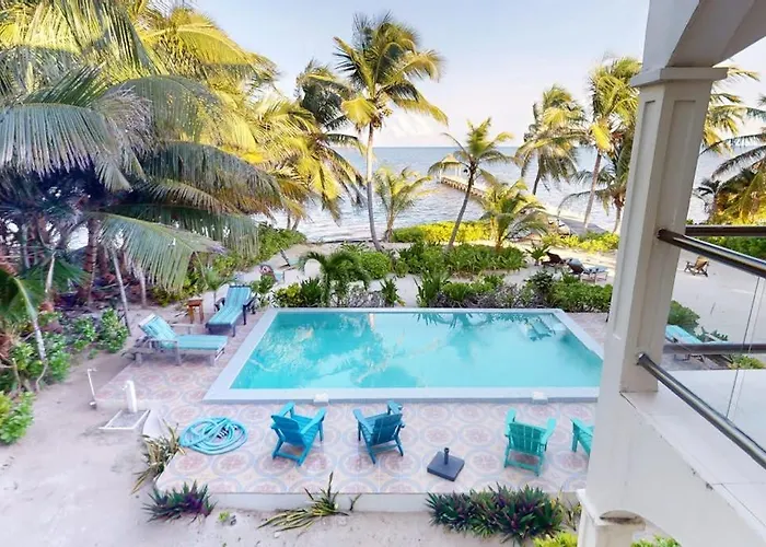 Relaxing With Shared Pool Ocean Views Partial Ac & Wifi Сasa de vacaciones San Pedro (Ambergris Caye)